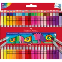 Faber-Castell Doppelfasermaler 40 St. Mehrfarbig