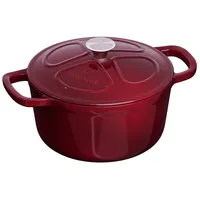 Navaris Gusseisen Topf Bratentopf Kochtopf 2,5l - Ø 20cm