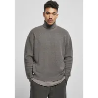 URBAN CLASSICS Oversized Roll Neck Pullover Gray Dark L