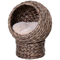 PawHut Katzenkorb Katzenhöhle Katzenbett mit Kissen