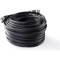 Nedis CCTVCA10BK200 - Videokabel BNC/DC, RG59 20 m