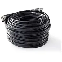 Nedis N CCTVCA10BK200 - Videokabel BNC/DC, RG59, 20 m