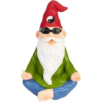 Brubaker Gartenzwerg Mittelfinger Meditation - Cooler Yin und Yang