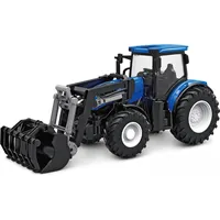 AMEWI Toy Traktor mit Frontlader Licht & Sound, 1:24