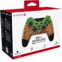Gioteck WX4+ Wireless RGB Controller braun/grün