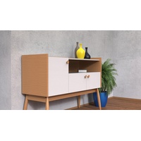 WoodMan Sideboard 115 x 81 x 42 cm weiß