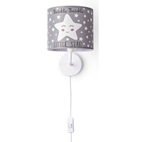 Paco Home Wandleuchte Mond Sterne E14 Mit Stecker Und