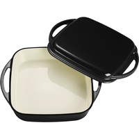 Echtwerk Universalbräter und Pfanne 2-in-1 Set, Gusseisen Auflaufform mit