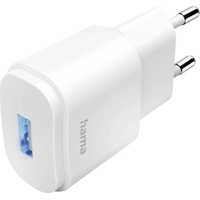 Hama Ladegerät mit USB-A-Buchse, 6 W, Weiß