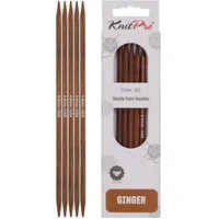 KnitPro Ginger Nadelspiele 6" (15cm) | 5mm
