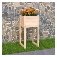 VidaXL Pflanzkübel 40x40x81 cm Massivholz Kiefer