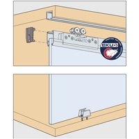 HAWA Clipo 36 G IS Beschlägegarnitur Innenfront zum Klemmen,