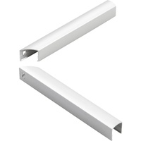 GEZE 71503 Silber Eckwinkelabdeckung 140x140mm für Oberlichtfenster, passend zu