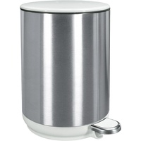 KLEINE WOLKE Kosmetikeimer »Colonna«, WEIß/ SILBER