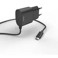 Hama Ladegerät mit USB-C-Anschluss, 12 W, 1,0 m, Schwarz