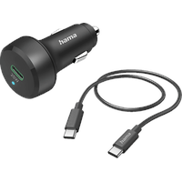 Hama Auto-Schnellladegerät mit Ladekabel USB-C, PD, 25 W, 1