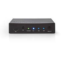 Nedis HDMITM Schalter - 3-Port - 1x USB-CTM -