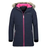 TROLLKIDS Lifjell Jacke - Navy Melange / Magenta -