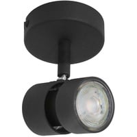Steinhauer Wandleuchte Spotleuchte Wandstrahler LED Spot schwenkbar schwarz Flurleuchte