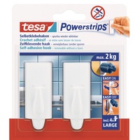 Tesa 58045-00000, Universalhaken, Weiß, Kunststoff, 2 kg, 2 Stück(e),