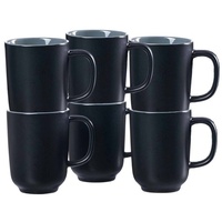 Ritzenhoff & Breker Kaffeebecher Jasper 0,285 l Schwarz 6