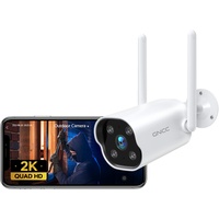 GNCC 2K Überwachungskamera Aussen mit Bewegungsalarm, Kamera Überwachung Aussen