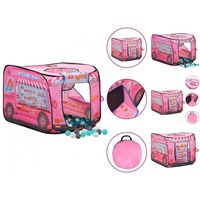 VidaXL Kinder-Spielzelt mit 250 Bällen Rosa 70x112x70 cm