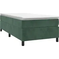 VidaXL Boxspringbett 100 x 200 cm dunkelgrün