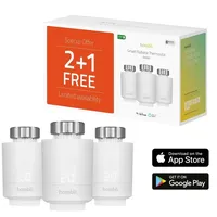Hombli Smart Radiator Thermostat Expansion pack, Thermostat, Weiss