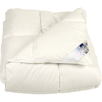 Polydaun ELKE weiß, B:135cm L:200cm, Bezug: 100% Baumwolle. Füllung: