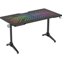 Deltaco Gaming DT420, Gaming Tisch, Schwarz
