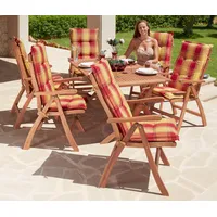 Merxx Garten-Essgruppe Maracaibo 7-tlg. braun