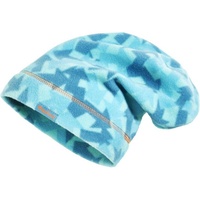 Playshoes Fleece-Beanie Pfeile Camouflage in Petrol | Gr.: 51