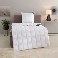 Excellent Daunenbettdecke + 3-Kammer-Kopfkissen »Bettdecken-Set Zürich, Bettdecke 135x200 &