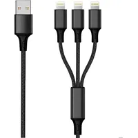 2Go 797155 Lightning-Kabel 1,5 m Schwarz