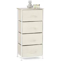 Relaxdays Schubladenkommode 45 x 95 x 30 cm Beige