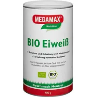 MEGAMAX Bio Eiweiß Neutral Pulver 400 g