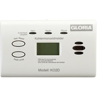 Gloria Kohlenmonoxidmelder KO2D mit Display B116xT40H72 mm