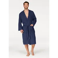MY HOME Bademantel Travel blau XXXL