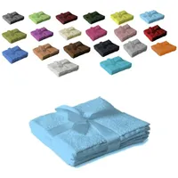 EXKLUSIV HEIMTEXTIL Handtuchserie Seiftuch 30 x 30 cm hellblau