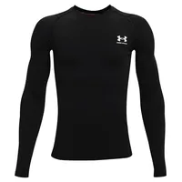 Under Armour HeatGear Armour langarm Trainingsshirt Jungen 001 black/white