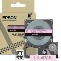 Epson Original DirectLabel-Etiketten grau auf rosa C53S672103