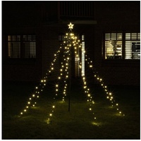 MARELIDA LED Lichterbaum mit Sternspitze - 8 Stränge -