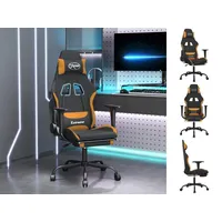 VidaXL Gaming-Stuhl mit Fußstütze Schwarz und Orange