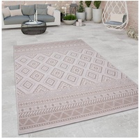 Paco Home Teppich Flachgewebe modern Boho Ethno wetterfest Außenbereich