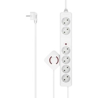 Hama Steckdosenleiste 3 m Weiß 6 St.