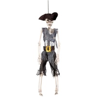 Boland 72091 - Deko-Figur Skelett Pirat, Halloween-Accessoire, Halloween-Party