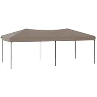 VidaXL Partyzelt 93540 3 x 6 m taupe faltbar