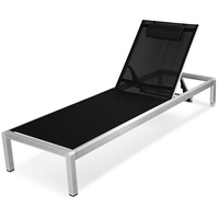 Rs-trade gmbh Alu Sonnenliege Monaco Schwarz
