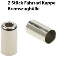 Non-branded 2 Stück Fahrrad Endkappe Ferrule Crimp Bike Bremszug